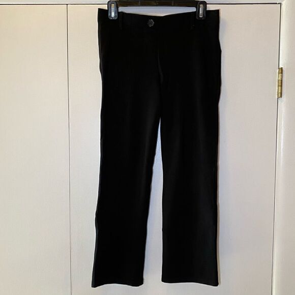 BETABRAND Crop Classic Dress Pant Yoga Pants Capri Black Women’s Small Petite - Picture 3 of 8